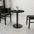 thumbnail image 2 of Flash Furniture 24'' Round Black Laminate Table Top with 18'' Round Table Height Base, 2 of 4
