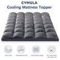 thumbnail image 3 of Protector de Colchón CYMULA Short Queen 152x191 cm Refrigerante Gris, 3 of 8