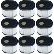 HIPA (Pack of 9) 36905 Replacement Air Filter for BS LEV100 LEV115 LEV120 LV195EA OVRM65 OVRM105 OVRM120 Sears 5.5hp Lawn Mower