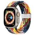 thumbnail image 5 of BRADCET 2Pack Braided Solo Loop Strap for Apple Watch Bands 44mm 45mm 38mm 40mm 41mm 42mm 49mm Women Men, Elastic Nylon Band Adjustable Sprot Loop for iWatch Series 8 7 SE 6 5 4 3 2 1 Nike, 5 of 7