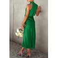 thumbnail image 3 of PRETTYGARDEN Women's Satin Dress Elegant Sleeveless Mock Neck Cocktail Party Maxi Dresses, 3 of 6
