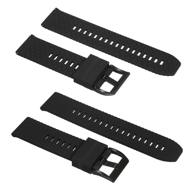 22mm Watch Band Soft Silicone Quick-Release Strap with Buckle Breathable