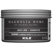 Magnolia Home 1805878 5.7 oz KILZ Transparent Flat Dark Vintage Finishing Wax, Pack of 6