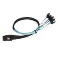 thumbnail image 1 of Mini  SFF 8087 to 4SATA 7pin 12Gbps Data Cable, SFF 8087 to 4SATA Cable for Desktop Chassis, 1 of 8