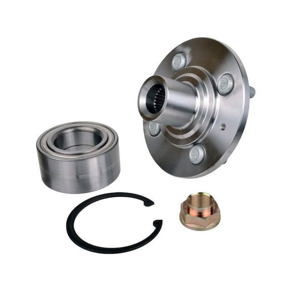Front Wheel Bearing Hub Assembly - Compatible with 2001 - 2005 Honda Civic 1.7L 4-Cylinder 2002 2003 2004