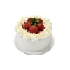 Strawberries and Cream Round Cake