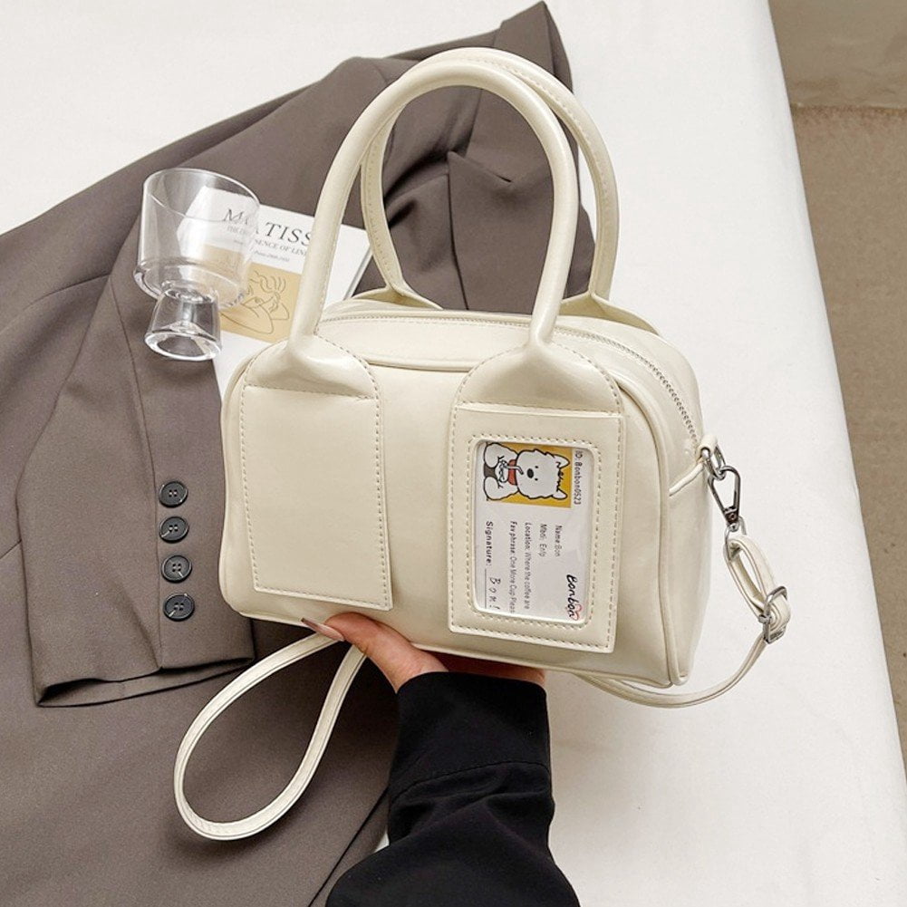 Hzzsbu New Y2K Harajuku Shoulder Bag Women Korean Transparent Ita Bag Crossbody Bag Female Japanese Designer Trend Handbag Purse