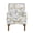 Gold Grey, variant on VEPXXP Floral Accent Chair with High Back & Nailhead Trim, Upholstered Armchair with Solid Wood Legs for Living Room, Bedroom, Reading Corner, Red