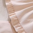 thumbnail image 5 of Staki Toddler Baby Girl Clothes Fall/Winter Girls Outfits Ruffle Long Sleeve Tops Floral Flared Pants Girls' Clothing Sets 6-9 Months(Beige, 6-9 Months), 5 of 9