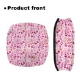 thumbnail image 2 of COEQINE Breast Cancer Rollator Seat and Backrest Covers Pink Ribbon 2 PCS Walker Seat Cover for Women Designer Fashion Accessories with Buckle Walker Seat Covers Gifts for Seniors, 2 of 7