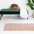 thumbnail image 4 of Unique Loom Trellis Shag Collection Area Rug - Ruth (3' 3" x 16' 5" Runner Light Pink/Ivory), 4 of 11