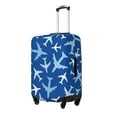 thumbnail image 2 of Daiia Airplanes in the Sky Luggage Cover, Thickened Washable Travel Luggage Covers, Elastic Unique Baggage Covers for 18-20 inch Luggage-Small, 2 of 9