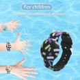 thumbnail image 2 of YUNOVA Waterproof AirTag Bracelet for Kids, Hidden Printed Wristband for Apple Air Tag, Silicone AirTag Holder GPS Tracker Case for Band for Child Toddler, Secure Anti-Lost Protection, 2 of 6