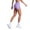 Purple, variant on OSOLU Womens Workout Seamless Scrunch Lifting Shorts High Waist Gym Yoga Shorts Sports Soft Tummy Control Workout Athletic Gym Bottoms Purple L