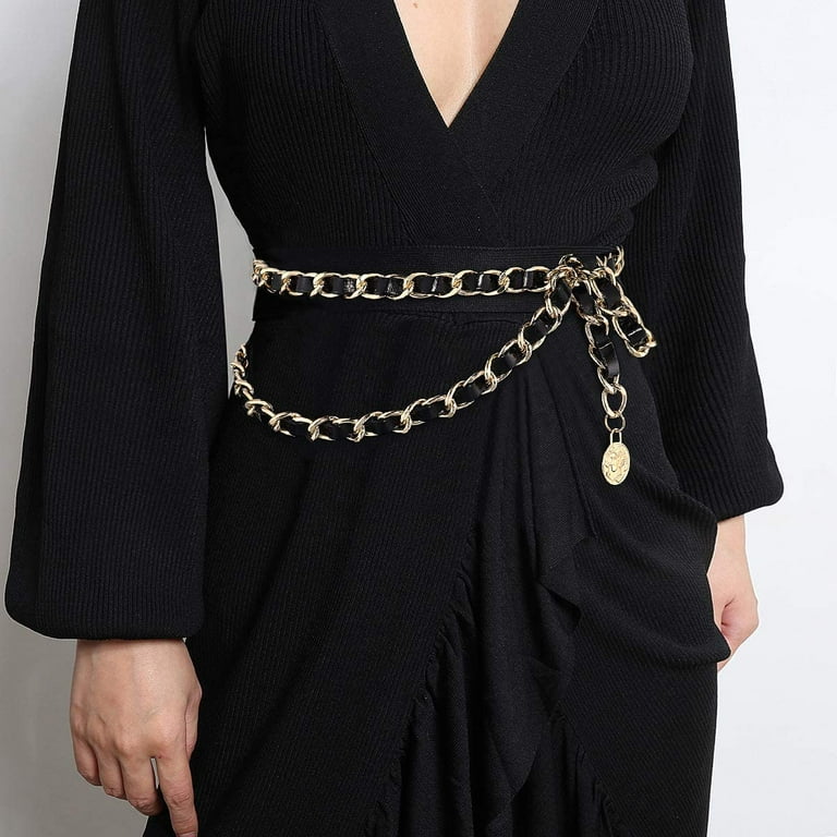Punk Metal Chain Womens Belt Gold/Silver Waistband For Dress, Womens Belts  For Jeans, And Body Fashion Accessories From Grandliu, $9.62