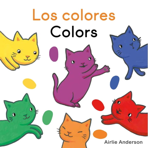 Pre-Owned Curious Cats (Spanish/English) Los Colores/Colors, (Board Book)