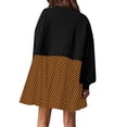 thumbnail image 4 of Sngxgn Women's Long Sleeve Ruched Bodycon Dress Square Neck Party Midi Dresses(Brown,XL), 4 of 4