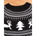 thumbnail image 6 of Cogild Ugly Christmas Sweaters for Womens Tree Gingerbread Man Pattern Sweaters Crew Neck Knitted Sweaters for Womens Warmth Winter Tops, 6 of 7