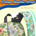 thumbnail image 5 of Pioneer Flower Floral Print Pattern 17" School Backpacks for Teens,Waterproof Oxford Fabric,S-Shape Padded Straps for School,Travel,Hiking,Camping, 5 of 5