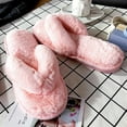 thumbnail image 6 of SPRING PARK Aerusi Women Faux Fur Flip Flops Slide Slippers Anti-Slip Flip Flops Home Shoes, 6 of 7