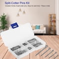 thumbnail image 3 of Tarente 175 Pcs/ensemble 5 Types de Goupilles en Alliage de Zinc Kit Assortiment Matériel de Fixation, 3 of 8