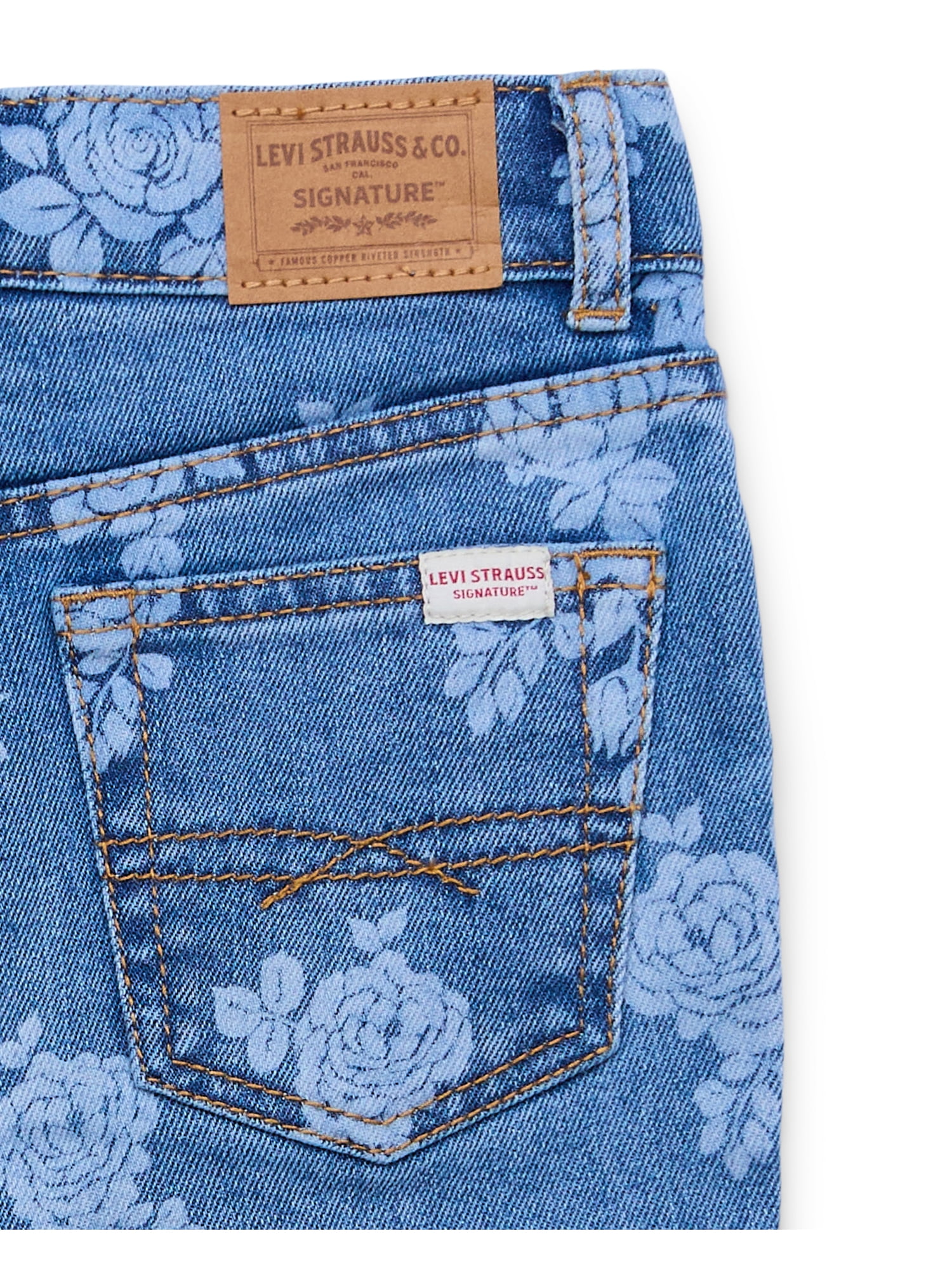 Levi Strauss Signature Girls Straight Jeans, Sizes 5-18