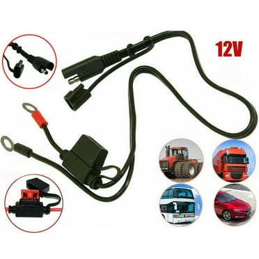 Tmalltide Replacement Battery Tender Harness Snap Cord Ring Charger Terminal Wire