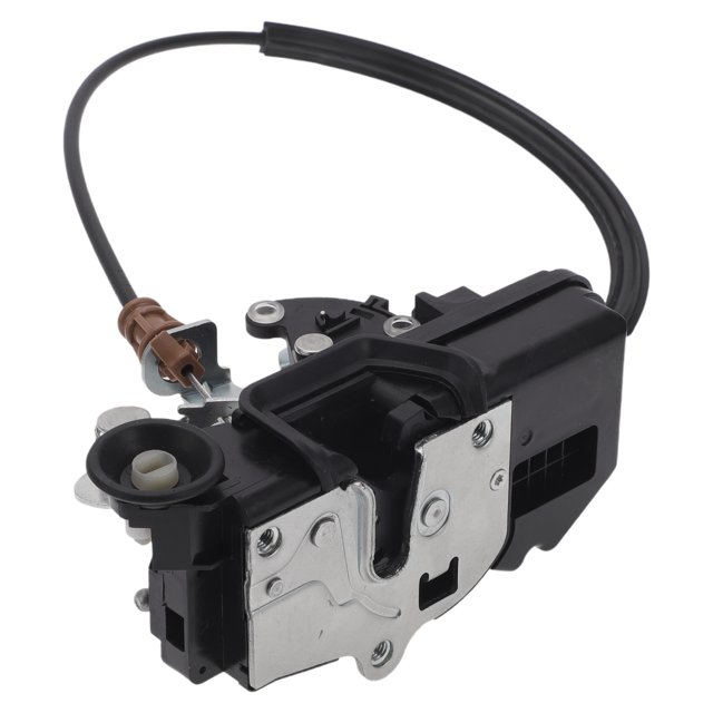 Actuador de cerradura de puerta eléctrica trasera derecha con cable para GMC Sierra 2008-2009 No.25876398 Negro
