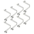 thumbnail image 1 of Uxcell 12x9.5mm Kayak Paddle Snaps, Solid Button Double Pins Lock Tube Spring Clips for Tent Pole, 8 Pack, 1 of 6