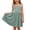 Green, variant on BCSIOAOI Toddler Dress Girls,Tie Shoulder Sleeveless A-Line Casual Dress with Pockets Black 2-3t