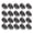 Black, variant on Yajisi 20Pcs D Ring Rivets 360 Rotatable Studs with Screw for Purse Leathercraft Leather Collar Belt Handbag DIY Accessories Hardware Fasteners 0.49x0.77in 12.5x19.5mm Black