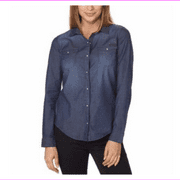 Calvin Klein Jeans Ladies' Denim Shirt S/Rinse