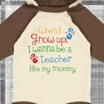 thumbnail image 4 of Inktastic Teacher Like Mommy Boys or Girls Long Sleeve Baby Bodysuit, 4 of 5