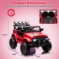 thumbnail image 2 of CazToi 12V Ride On Truck Car with Parent Remote Control, 2 of 9