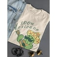 thumbnail image 3 of Hundred Percent Mexicano! T-Shirt Women -Smartprints Designs, Female Large, 3 of 4