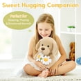 thumbnail image 6 of MorisMos 11.8" Dog Stuffed Animal with Flower,Stuffed Dog Puppy Plushies Toy, 6 of 7