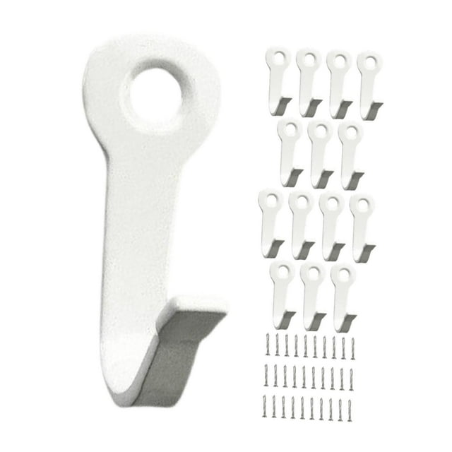 15 de la pared de la pared percha de colgilla resistente para el espacio multipropósito que ahorra la pared montada en la pared organizador