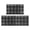 Black and White Checkered Pattern, variant on Yellow and Black Checkered Pattern Anti Fatigue Kitchen Rugs Set Of 2, Non Slip Washable Decorative Floor Mats for Kitchen Sink Laundry, 17"x30" and 17"x47"