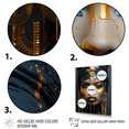 thumbnail image 3 of Designart "Graceful Portrait Yellow and Blue African Beauty IV" Fashion Canvas Wall Art - Glam Yellow Woman African Living Room Canvas Art, 3 of 6