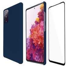 Funda Molan Cano Para Samsung S20 fe Super Fit Rigida color Azul Mas Mica 9d Molan Cano Slim Case