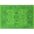 thumbnail image 1 of Ahgly Company Indoor Rectangle Oriental Green Industrial Area Rugs, 4' x 6', 1 of 4