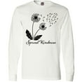 thumbnail image 3 of Inktastic Spread Kindness Dandelion Long Sleeve T-Shirt, 3 of 5
