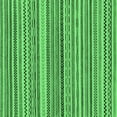 thumbnail image 1 of Ahgly Company Indoor Square Abstract Emerald Green Modern Area Rugs, 7' Square, 1 of 4