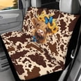 thumbnail image 5 of KUIFORTI Highland Cow Car Seat Cover Auto Accessories Interior 4Pcs, Front Seat Protector Auto Seat Rear Split Bench Cover Universal Automotive Seat Cover Accessories, 5 of 7