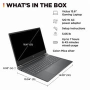 HP Victus 15.6 FHD 144HZ Gaming Laptop ,AMD Ryzen 7 7445HS (Beat i7-11800H),16GB RAM DDR5 | 1TB SSD, GeForce RTX 4050,Backlit Keyboard,Copilot ,Windows 11 Home