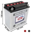 thumbnail image 2 of LTH MOTOBATERIA 12N9 4B1, 2 of 5