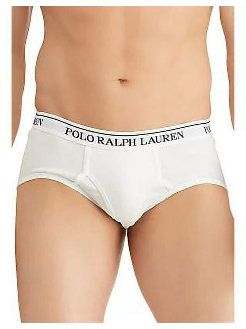 Polo Ralph Lauren WHITE Men's 4-Pack Classic Low-Rise Briefs
