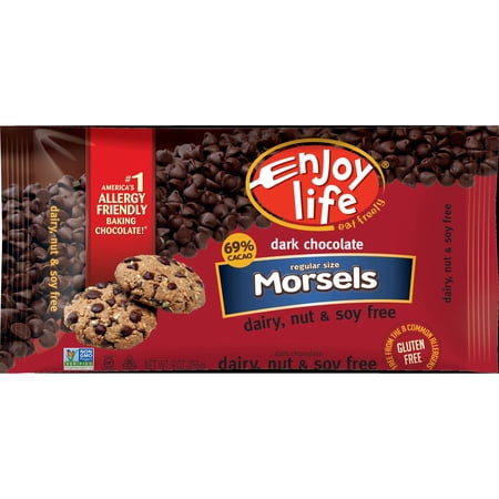 Enjoy Life Dark Chocolate Morsels, 9 oz, (Pack of 12