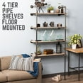 thumbnail image 6 of 4 -tier Floor Mounted Shelf By PIPE DECOR, 6 of 10