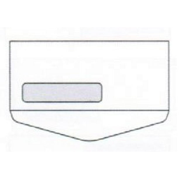 No. 10 Postage Meter DigiClear® Window Envelopes for Upside Down
